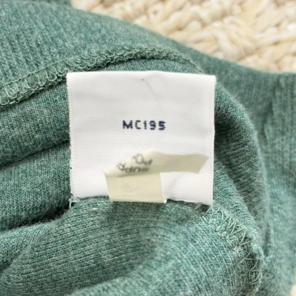 Polo Ralph Lauren Mens Sweater XL Green Quarter Zip Cotton Pony Preppy‎